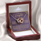 To My Sweet Daughter Necklace, To My Daughter From Dad, Mother And Daughter Jewelry, To My Daughter From Mom