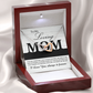 To My Loving Mom Necklace, Mothers Day Gifts Mom, Mother Day Gift Mom Necklace, Christma Mom Gift From Daughter, Gift Mom Mother Necklace Pendant