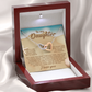 To My Daughter Necklace, For My Daughter From Dad, Adult Daughter Valentine's Gift, Necklace For Daughter From Mom And Dad