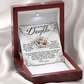 To My Beautiful Daughter Necklace, Mommy And Daughter Necklace, Cute Gifts For Dad From Daughter, Daddy And Daughter Gifts