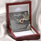 To My Beautiful Daughter Necklace, Mother Daughter Locket Necklace, To My Daughter Necklace From Dad Gold, To My Daughter Necklace Love Dad