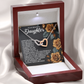 To My Beautiful Daughter Necklace, To My Beautiful Daughter, Valentine Ideas For Adult Daughter, Daddy And Daughter Necklace