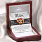 To My Loving Mom Necklace, Jewelry Mother Day Gift, I Love My Mom Necklace, Gifts For Mexican Moms, Birthday Gift Boyfriends Mom