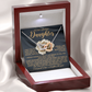 To My Lovely Daughter Necklace, Love Is All We Need Necklace, Dad And Daughter Necklaces, Proud Of Daughter Gifts From Mom