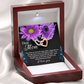 Dear Mom Necklace, To The Best Mom In The World Necklace, Christmas Gifts For Hispanic Mom, Birthday Mom From Daughter