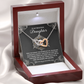 To My Beautiful Daughter Necklace, Matching Necklaces For Mom And Daughter, Adult Daughter Birthday Gifts, To My Daughter From Dad