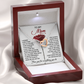 To My Mom Necklace, Jewelry Mother Day Gift, I Love My Mom Necklace, Gifts For Mexican Moms, Birthday Gift Boyfriends Mom