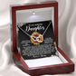 To My Amazing Daughter Necklace, Daughter Necklaces From Mom, Daughter Birthday Gifts From Mom, Daughter Necklace From Mom And Dad