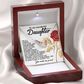 To My Wonderful Daughter Necklace, Gifts For Grown Daughter From Dad, Daughter Valentine Gift From Dad, Daughter Necklace From Parents