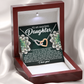 To An Amazing Daughter Necklace, Jewelry For Daughter From Dad, Daughter Gifts From Mom And Dad, For My Daughter Necklace