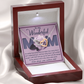 To My Wonderful Mom Necklace, Mom Necklace For Mothers Day, Mom Jewelry Gifts From Daughter, Gifts To Mom From Daughter