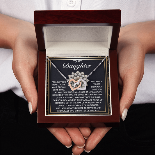 To My Daughter Necklace, Daughter Necklace From Mom, Birthday Gifts For Adult Daughter, Necklaces For Daughter From Dad