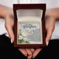 To My Daughter Necklace, Necklace For Daughter From Dad, Gifts From Mom To Daughter, Necklace For Daughter From Mom