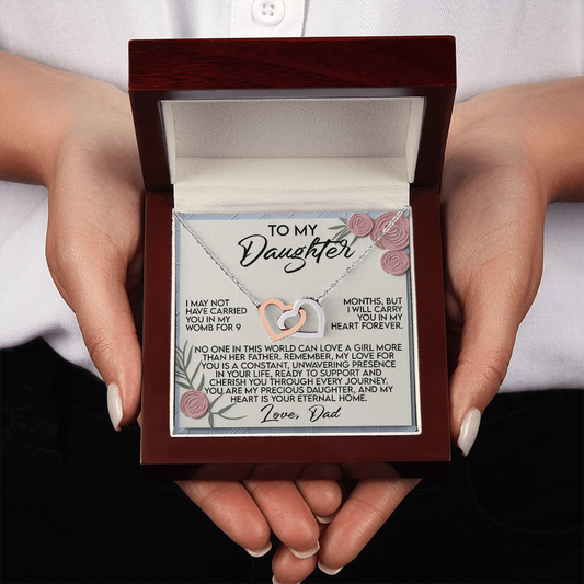 To My Daughter Necklace, Daughter Necklace From Dad, To My Daughter Necklace From Dad, Dad To Daughter Necklace