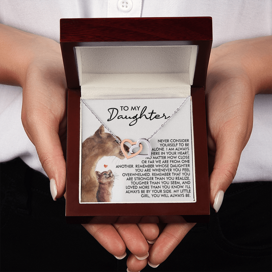 To My Daughter Necklace, To My Mom Necklace, Adult Daughter Valentines Gifts, Necklace From Dad To Daughter