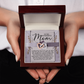 To My Wonderful Mom Necklace, Xmas Gift For Mom From Son, Jewelry Mom From Daughter, Mothers Day Gifts For Mom Spanish