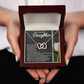 To My Beautiful Daughter Necklace, Valentines Day Gifts For Daughter Adult From Dad, Badass Necklace For Women, To My Bonus Mom Necklace