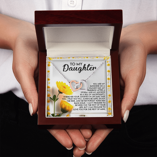 To My Daughter Necklace, Valentine Gift For Daughter From Mom And Dad, Matching Necklaces For Mom And Daughter, To My Beautiful Daughter