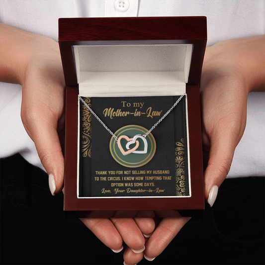 To My Mother-In-Law Necklace, Gifts For Mother In Law From Daughter In Law, Valentines Gifts For Mother In Law, Mother In Law To Be