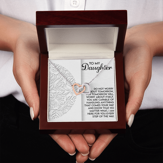 To My Daughter Necklace, To My Daughter From Mom, Fathers Day Gifts From Daughter Necklace, Valentines Gift Daughter From Dad