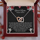 Linked Together Promise Forever Necklace, Valentine's Day Gifts For Women, Best Valentine Gifts For Wife, Valentine's For Her, Female Valentine Gifts