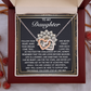 To My Daughter Necklace, Daughter Necklace From Mom, Birthday Gifts For Adult Daughter, Necklaces For Daughter From Dad