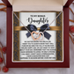 To My Bonus Daughter Necklace, Bonus Daughter Gifts Unique, Dad To Daughter Necklace, Christmas Gifts For Adult Daughter