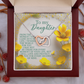To My Daughter Necklace, My Daughter Gifts From Mom, Gifts From Dad To Daughter, Necklace For Daughter And Mom