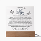 Lampara Con Mensaje De Amor para Mi Hija, para Mi Hija, A Mi Hija, para Mi Hija En Su Graduación - HIJACRSQBR1_T4_30_1