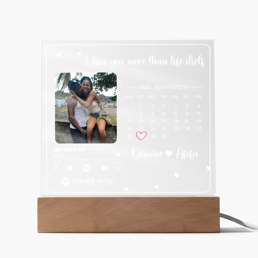 SE-D4PB-12HY Your name and Love's name Deswin & Afifa