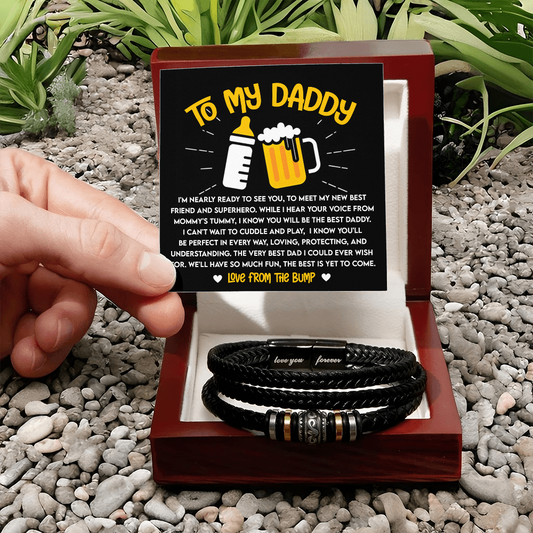 To My Daddy Bracelet, Bracelet For Dad From Son, Dad Gifts For Birthday, Father's Day Bracelet For Dad, Gifts For Dad