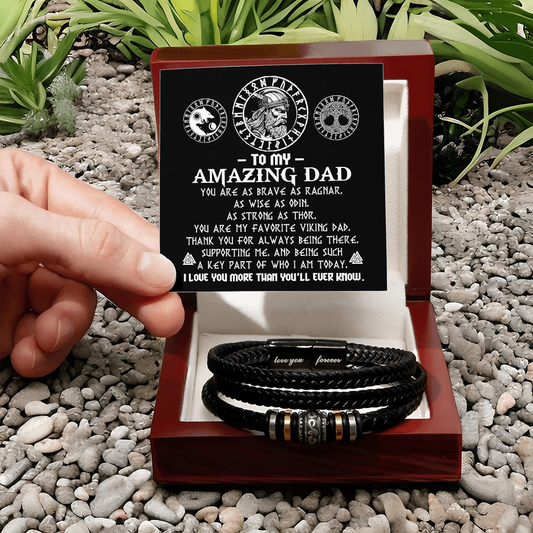 To My Amazing Dad Bracelet, Fathers Day Bracelet For Dad, Father Day Gifts For Dad, Dad Birthday Gift Ideas, Best Dad Gifts