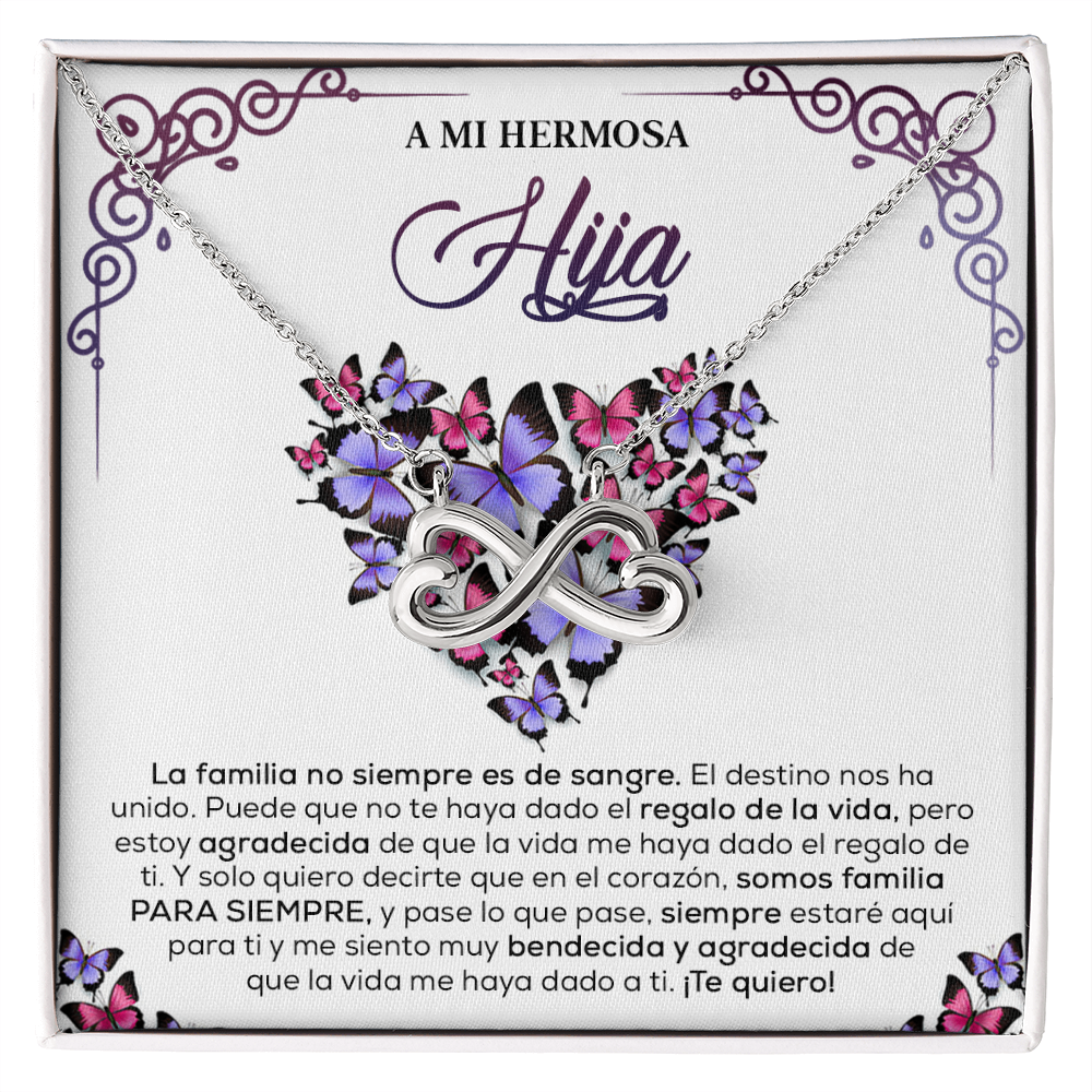 Regalo Para Hija Adulta, Cadena De Plata Para Mujer - HINESP-BR3-T4-3
