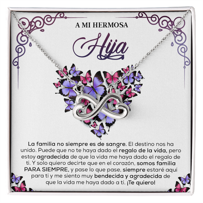 Regalo Para Hija Adulta, Cadena De Plata Para Mujer - HINESP-BR3-T4-3