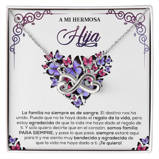 Regalo Para Hija Adulta, Cadena De Plata Para Mujer - HINESP-BR3-T4-3