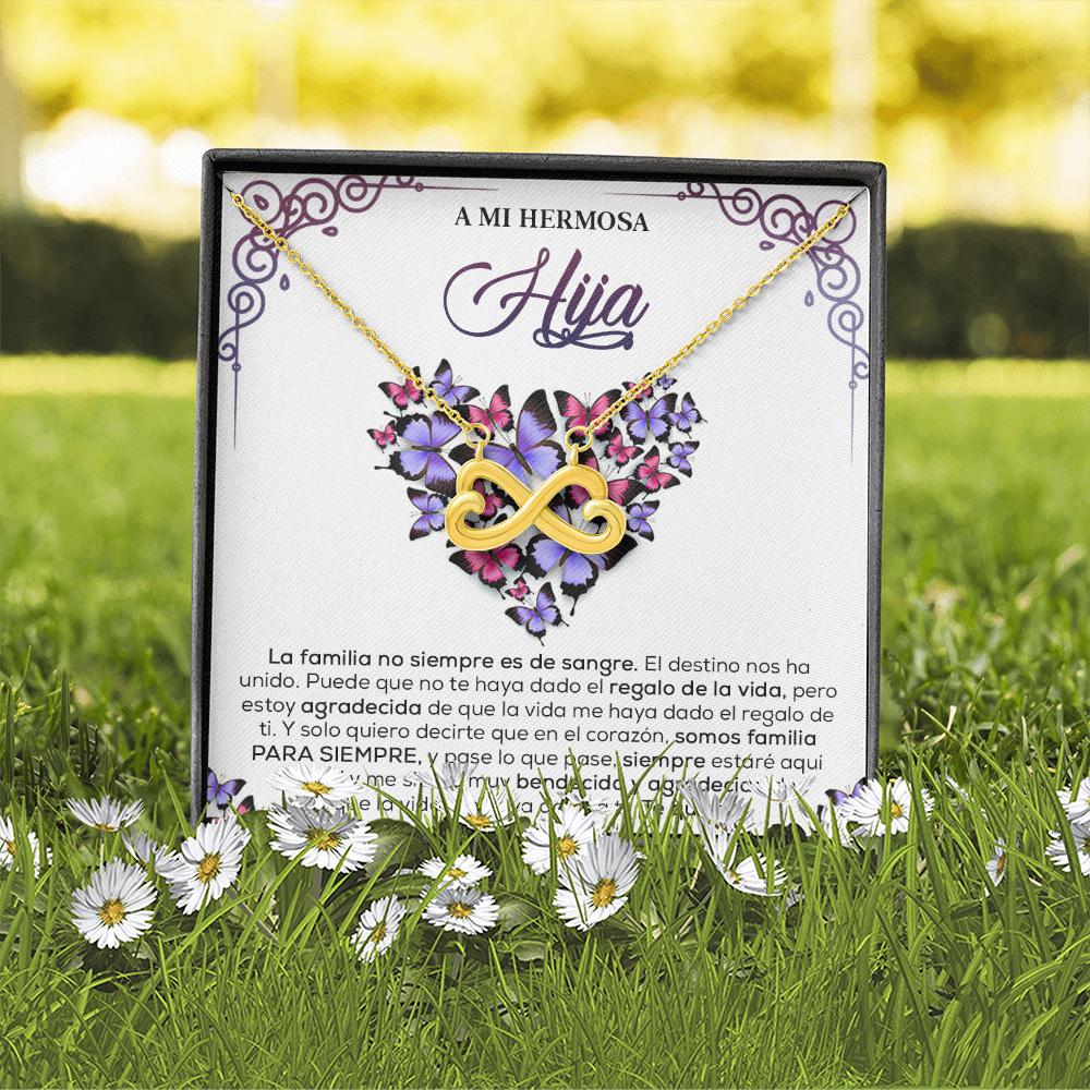 Regalo Para Hija Adulta, Cadena De Plata Para Mujer - HINESP-BR3-T4-3