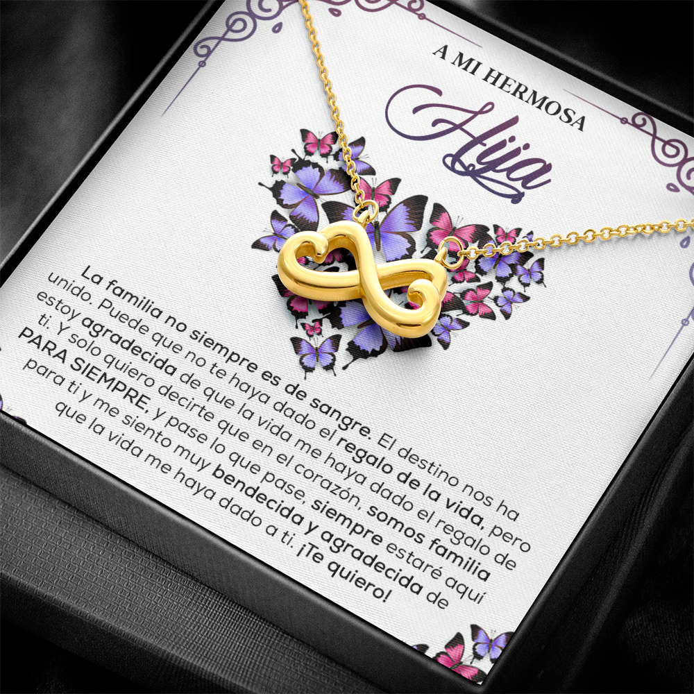 Regalo Para Hija Adulta, Cadena De Plata Para Mujer - HINESP-BR3-T4-3