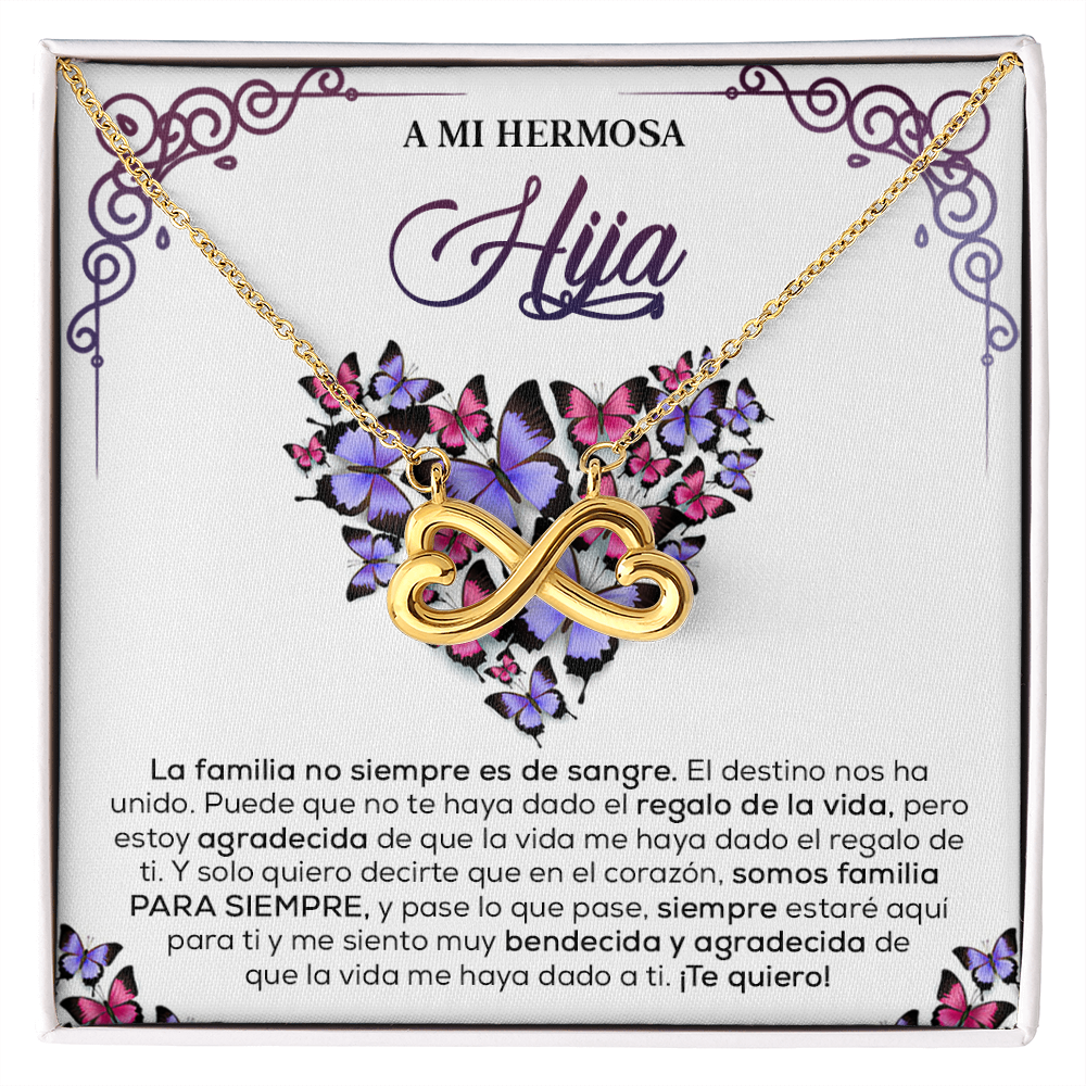 Regalo Para Hija Adulta, Cadena De Plata Para Mujer - HINESP-BR3-T4-3