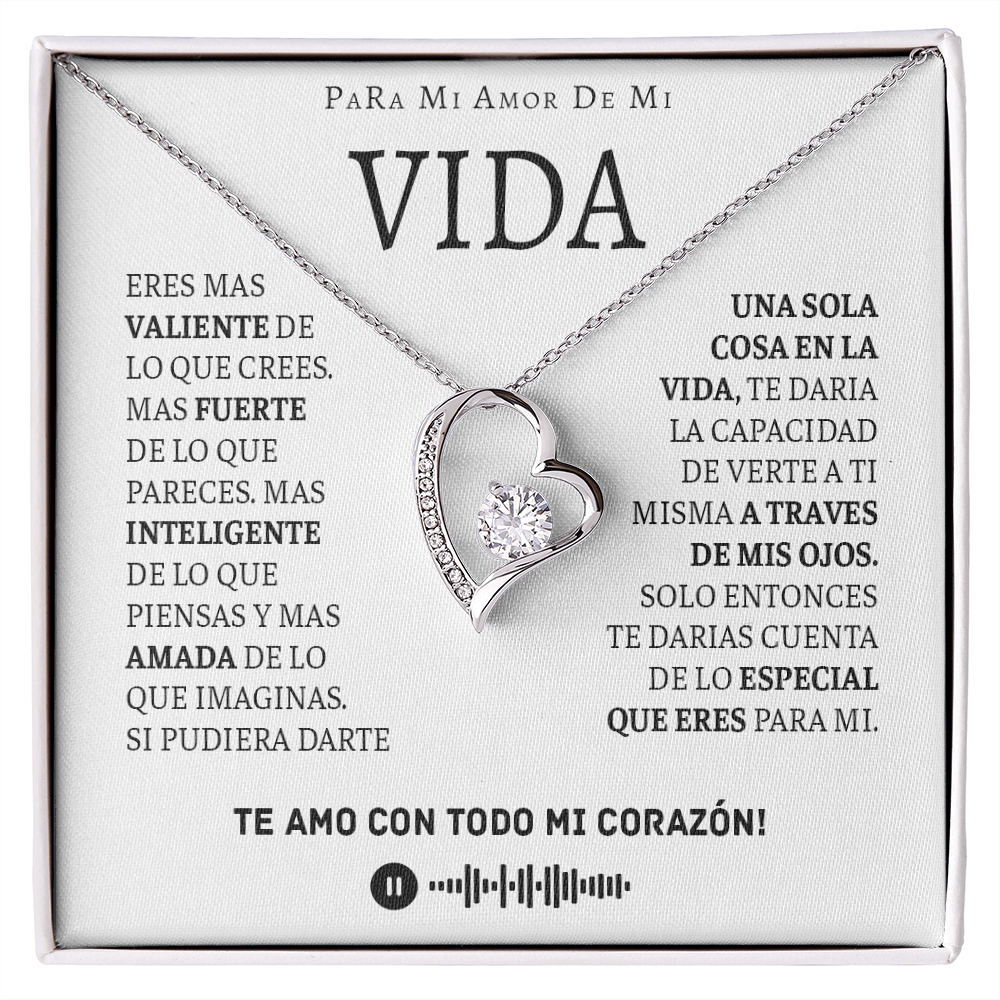 Para El Amor De Mi Vida, Collar Y Mensaje, 14 De Febrero Regalos Para Mujer - VIDA_BR3_T3_8