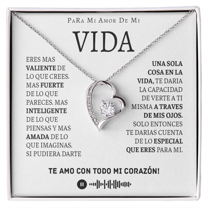 Para El Amor De Mi Vida, Collar Y Mensaje, 14 De Febrero Regalos Para Mujer - VIDA_BR3_T3_8