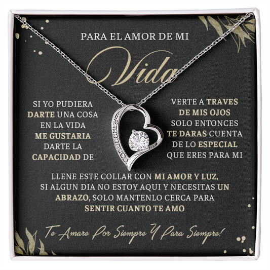 Para El Amor De Mi Vida Cadena En Espanol, Regalos Para 14 De Febrero Para Mujer - VIDA_BR3_T3_2