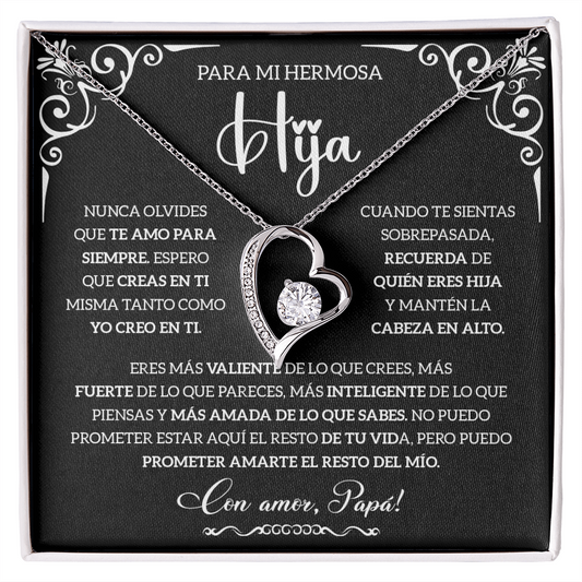 Regalo Para Mi Hija En Español, Regalos Para Papa De Hija - HINESP-FBA-BR3-T5