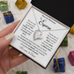 Regalo Para Esposa, Detalles Para Mi Esposa, Mensaje Para Mi Esposa - Forever Love Necklace - ESP_BR2_NLNM5_2