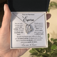 Regalo Para Esposa, Detalles Para Mi Esposa, Mensaje Para Mi Esposa - Forever Love Necklace - ESP_BR2_NLNM5_2
