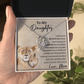 12-946- To My Daughter forever love nacklace