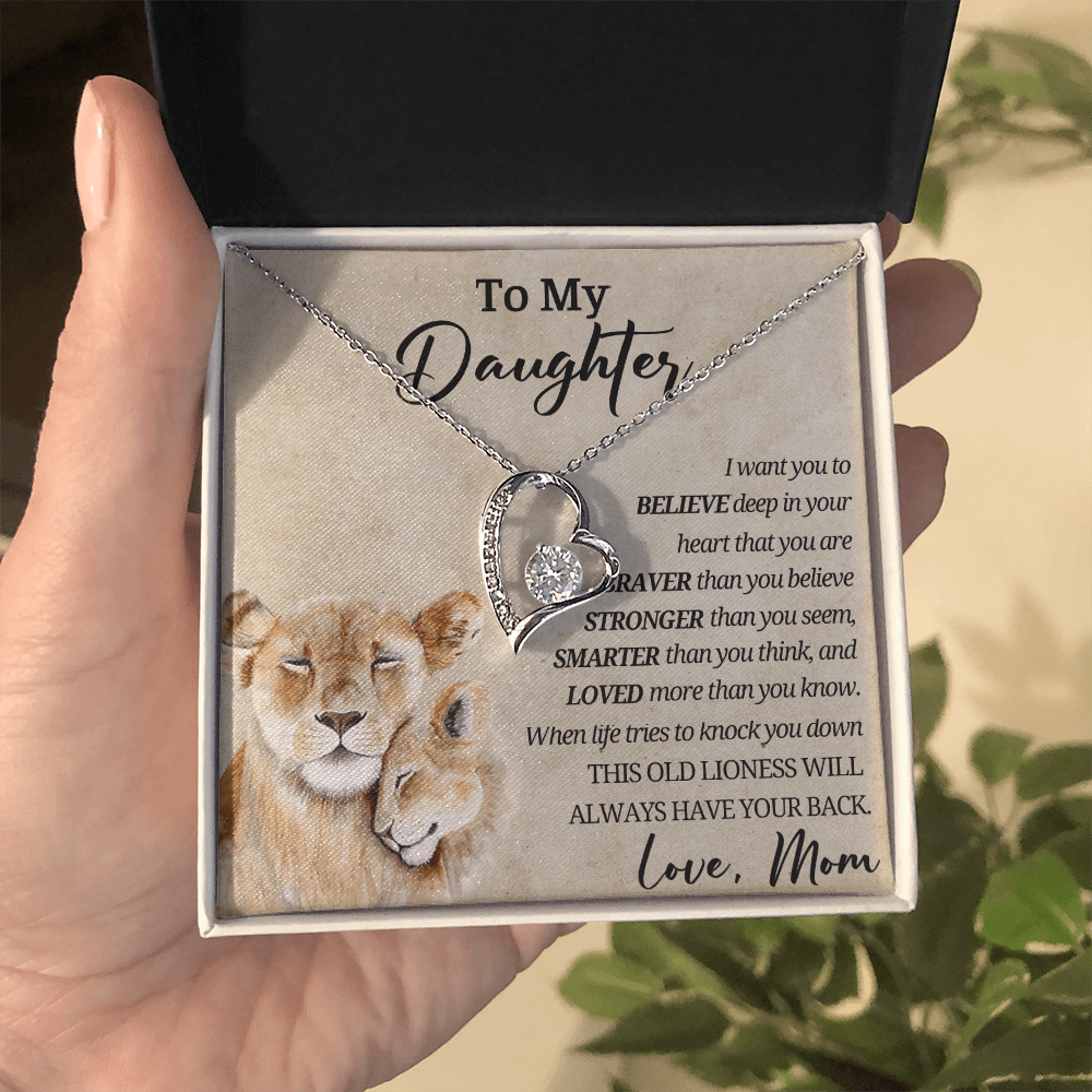 12-946- To My Daughter forever love nacklace