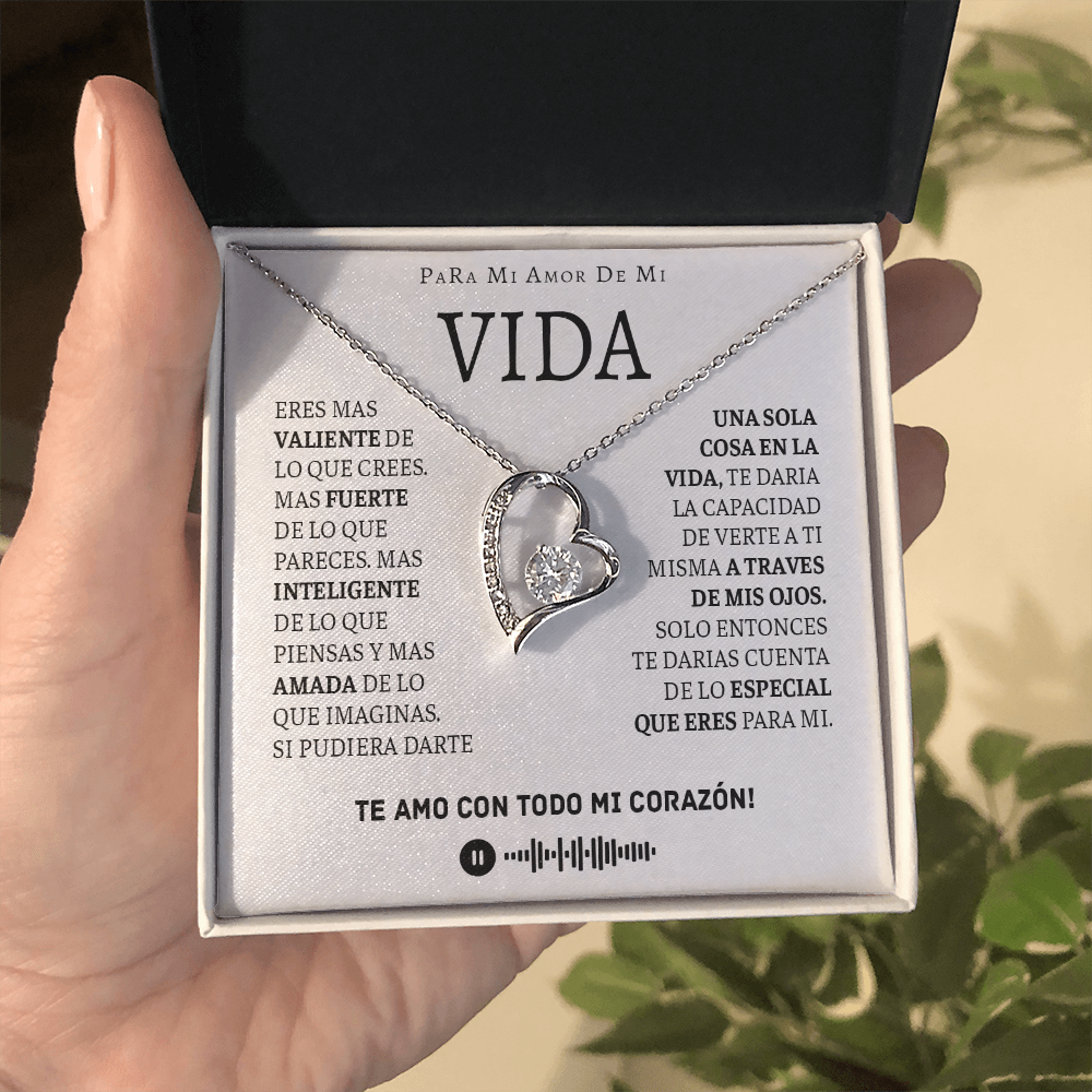 Para El Amor De Mi Vida, Collar Y Mensaje, 14 De Febrero Regalos Para Mujer - VIDA_BR3_T3_8