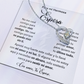 Regalo Para Esposa, Detalles Para Mi Esposa, Mensaje Para Mi Esposa - Forever Love Necklace - ESP_BR2_NLNM5_2