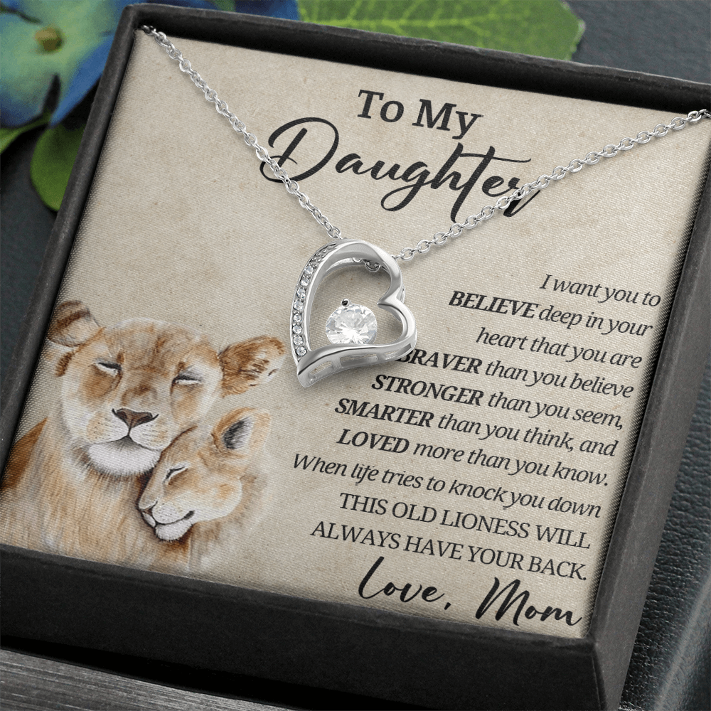 12-946- To My Daughter forever love nacklace