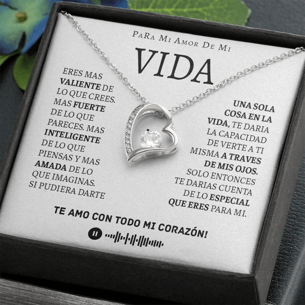 Para El Amor De Mi Vida, Collar Y Mensaje, 14 De Febrero Regalos Para Mujer - VIDA_BR3_T3_8